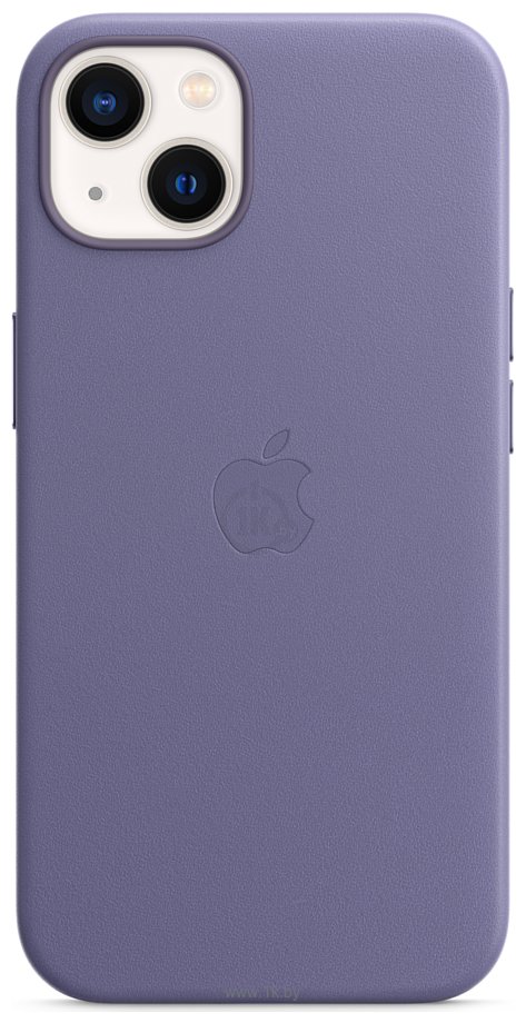 Фотографии Apple MagSafe Leather Case для iPhone 13 (сиреневая глициния)