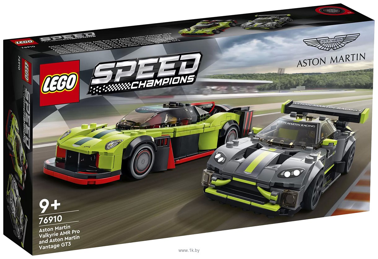 Фотографии LEGO Speed Champions 76910 Aston Martin Valkyrie AMR Pro+Vantage GT3