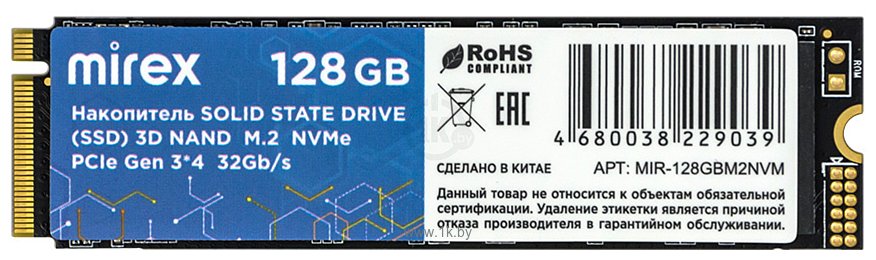 Фотографии Mirex 128GB MIR-128GBM2NVM