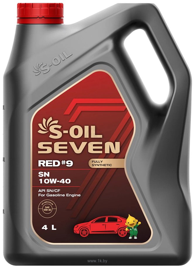 Фотографии S-OIL SEVEN RED #9 SN 10W-40 4л