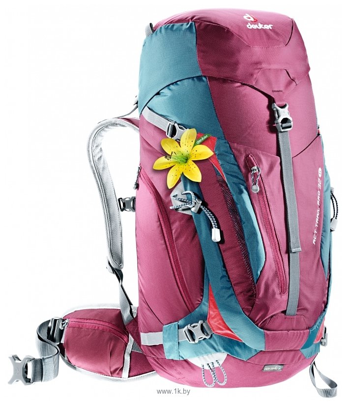 Фотографии Deuter Act Trail Pro 32 SL red-blue (blackberry/arctic)