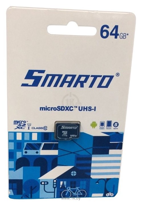Фотографии Smarto microSDXC Class 10 UHS-I U1 64GB