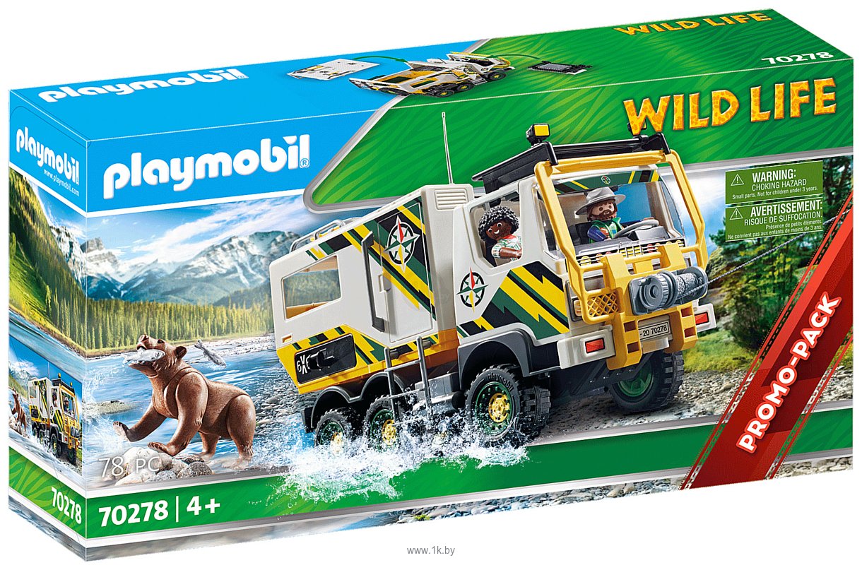 Фотографии Playmobil PM70278 Открытый экспедиционный грузовик