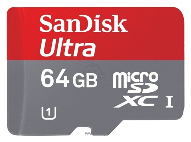 Фотографии Sandisk Ultra microSDXC Class 10 UHS Class 1 30MB/s 64GB + SD adapter