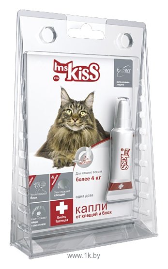Фотографии Ms.Kiss Капли инсектоакарицидные для кошек более 4 кг
