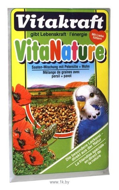 Фотографии Vitakraft VitaNature для волнистых попугаев