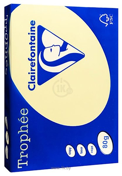 Фотографии Clairefontaine Trophee A4 80 г/кв.м 500 л 1977C (светло-желтый)