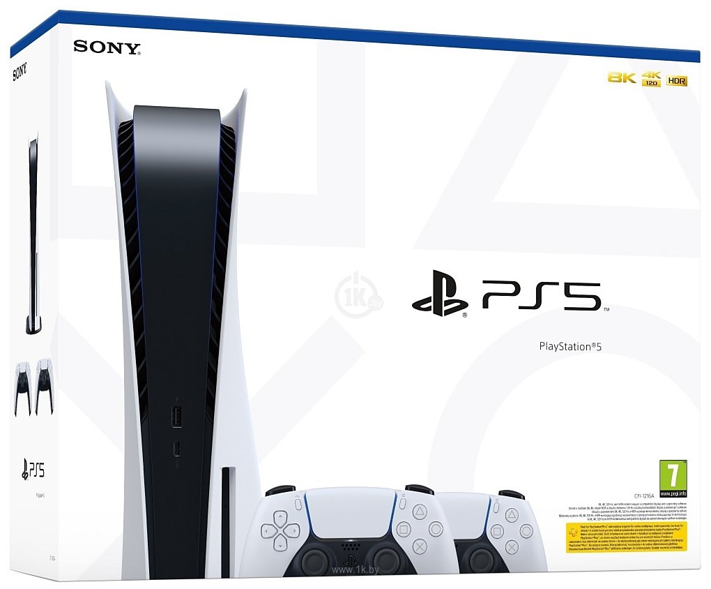 Фотографии Sony PlayStation 5 (2 геймпада)