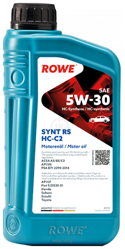 Фотографии ROWE Hightec Synt RS HC-C2 5W-30 1л