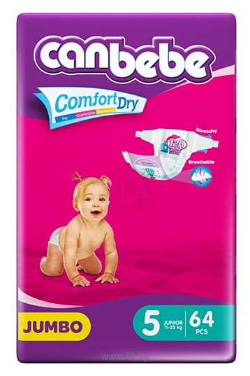 Фотографии Canbebe Comfort Dry 5 Junior 11-25 кг (64 шт.)