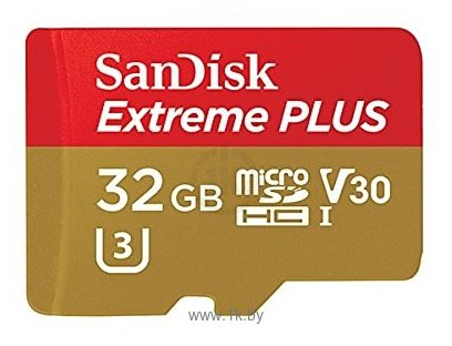 Фотографии SanDisk Extreme PLUS microSDHC Class 10 UHS Class 3 V30 95MB/s 32GB