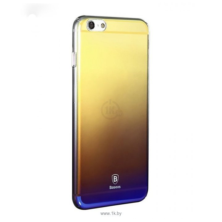 Фотографии Baseus Ultra Slim для iPhone 6/6S Plus (синий/черный/желтый)