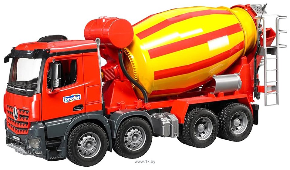 Фотографии Bruder Mercedes-Benz Arocs Cement mixer truck 03654