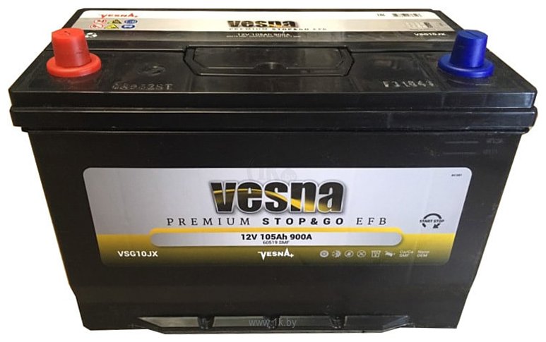 Фотографии Vesna Premium EFB Stop&go VSG10JX (105Ah)