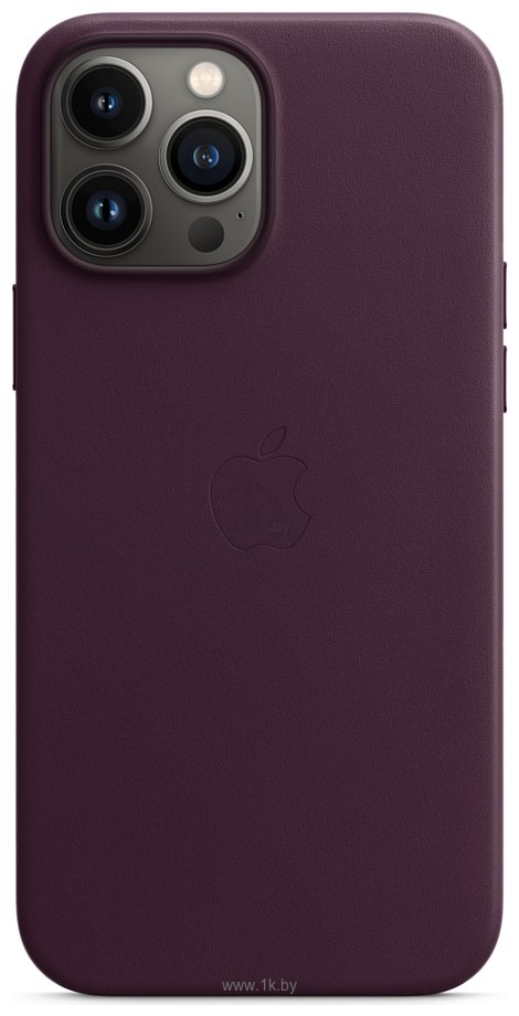 Фотографии Apple MagSafe Leather Case для iPhone 13 Pro Max (темная вишня)