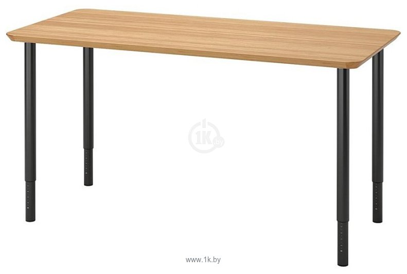 Фотографии Ikea Анфалларе/Олов 094.177.06 (бамбук/черный)