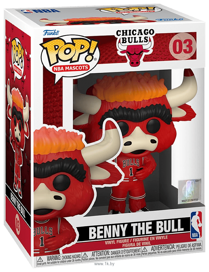 Фотографии Funko POP! NBA. Mascots - Chicago Benny the Bull 52162