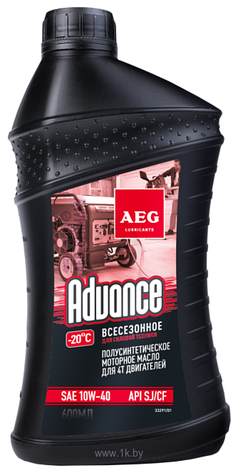 Фотографии AEG Lubricants Advance SAE 10W-40 API SJ/CF 0.6л