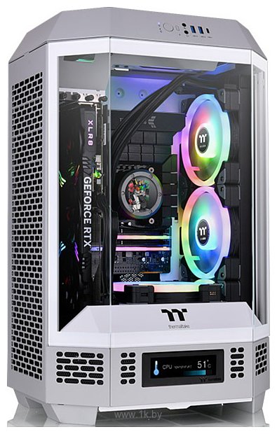 Фотографии Thermaltake The Tower 300 Limestone CA-1Y4-00SIWN-00