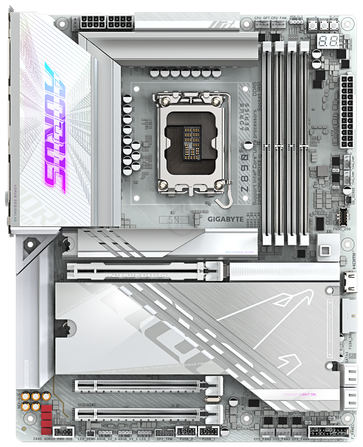 Фотографии Gigabyte Z890 Aorus Pro Ice