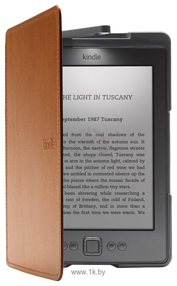 Фотографии Amazon Kindle Lighted Leather Cover Saddle Tan