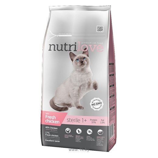Фотографии Nutrilove (1.4 кг) Cats - Dry food - Sterile