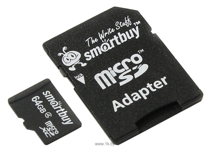 Фотографии SmartBuy microSDXC Class 4 64GB + SD adapter