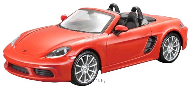 Фотографии Bburago Porsche 718 Boxster 18-21087 (оранжевый)