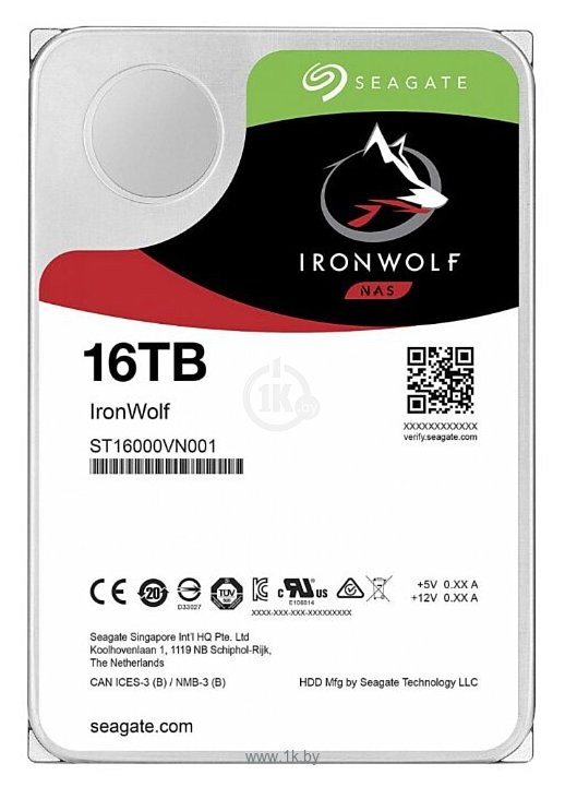 Фотографии Seagate IronWolf 16 TB ST16000VN001