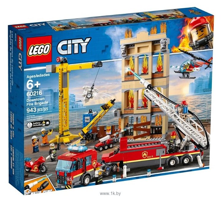 Фотографии LEGO City 60216 Центральная пожарная станция