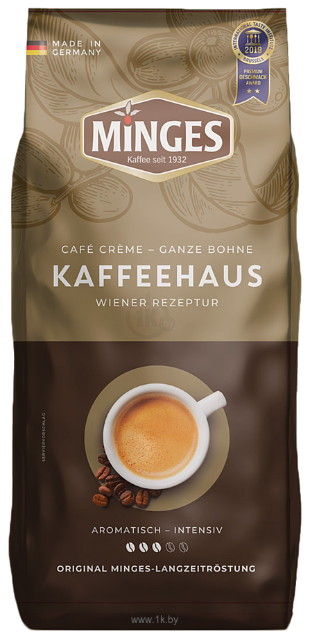 Фотографии Minges Cafe Creme Kaffeehaus зерновой 1 кг