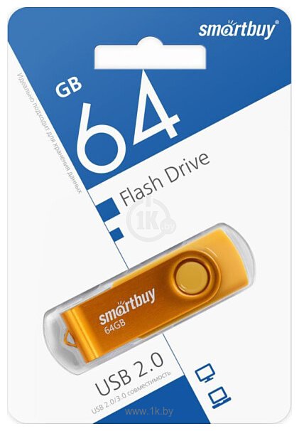 Фотографии Smart Buy Twist 64GB (SB064GB2TWY)