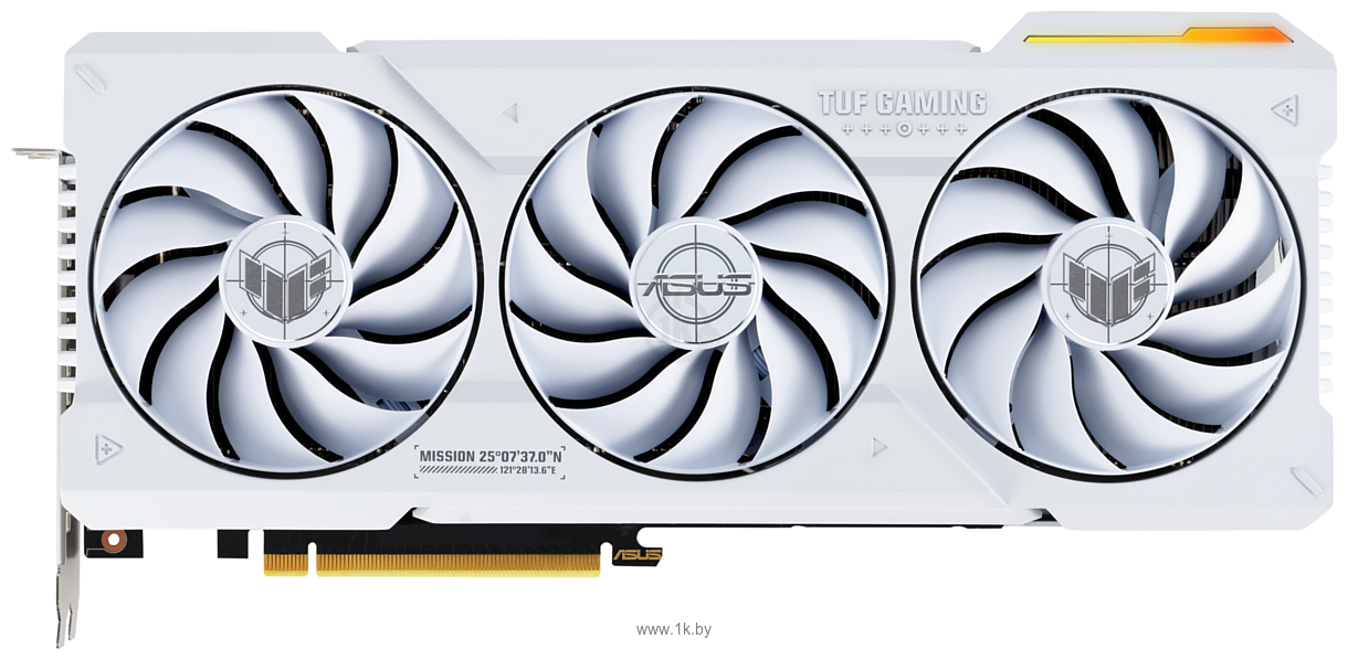 Фотографии ASUS TUF Gaming GeForce RTX 4070 Ti Super 16GB GDDR6X White OC Edition (TUF-RTX4070TIS-O16G-WHITE-GAMING)