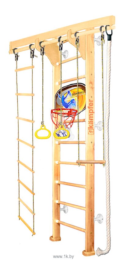 Фотографии Kampfer Wooden Ladder Wall Basketball Shield Стандарт (натуральный)