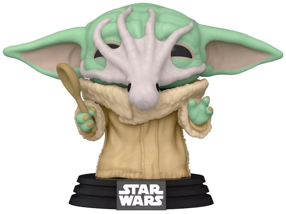 Фотографии Funko Bobble Star Wars Mandalorian Grogu with Chowder Squid Exc 54528