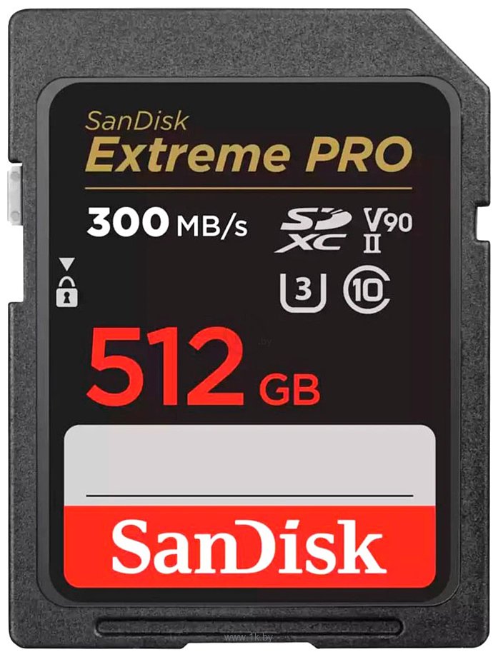 Фотографии SanDisk Extreme Pro V90 SDXC 512GB SDSDXDK-512G-GN4IN