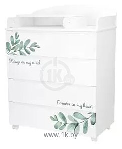 Фотографии INDIGO Green Line с узким пеленальным столиком (листочки) Фотографии INDIGO Green Line с узким пеленальным столиком (листочки)