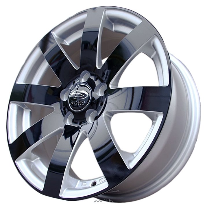 Фотографии Sakura Wheels 823 6.5x15/5x100 D73.1 ET40 W+B