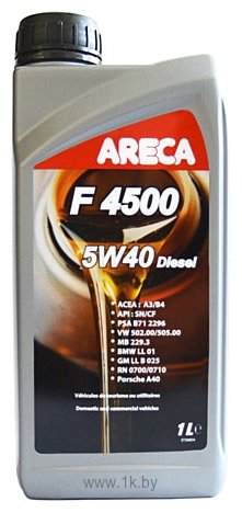 Фотографии Areca F4500 5W-40 Diesel 1л
