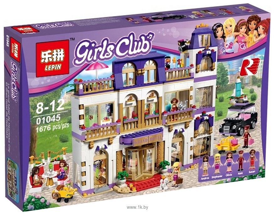 Фотографии Lepin Girls Club 01045 Гранд отель аналог Lego 41101