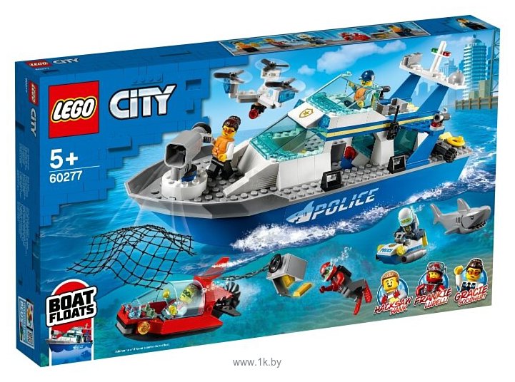 Фотографии LEGO City Police 60277 Катер полицейского патруля
