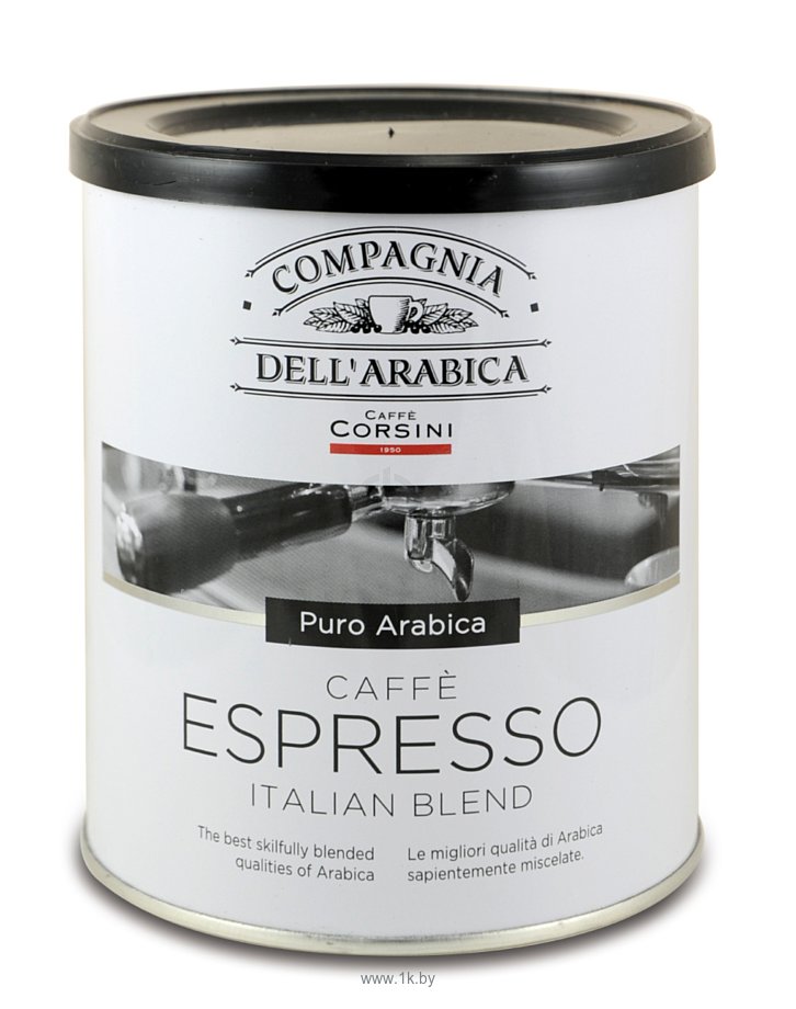 Фотографии Compagnia Dell'Arabica Espresso в банке молотый 250 г