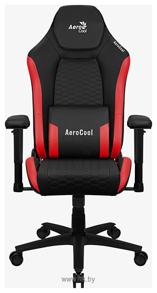 Фотографии AeroCool Crown Leatherette (черный/красный)