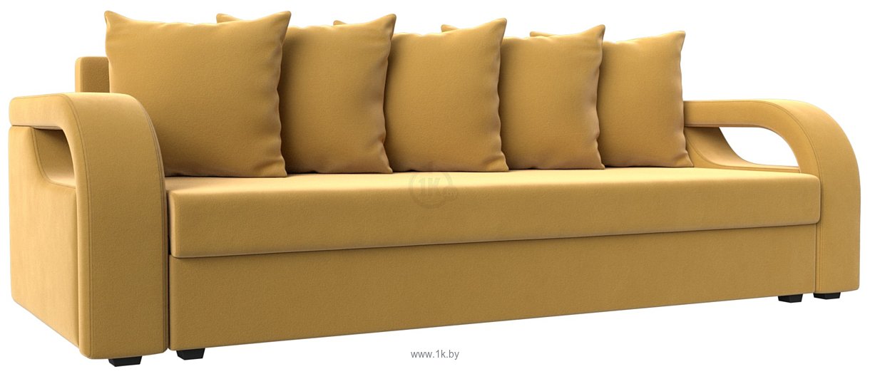 Фотографии Лига диванов Лига-010 117357 (микровельвет желтый)