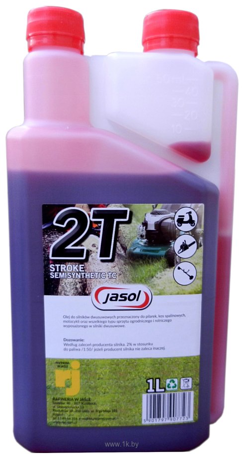 Фотографии Jasol 2T Stroke Oil SemiSynthetic Red 1л