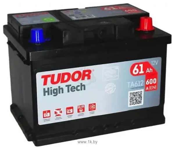 Фотографии Tudor High Tech TA612 R+ (61Ah)