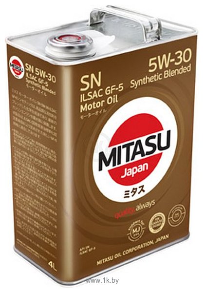 Фотографии Mitasu MJ-120 5W-30 4л