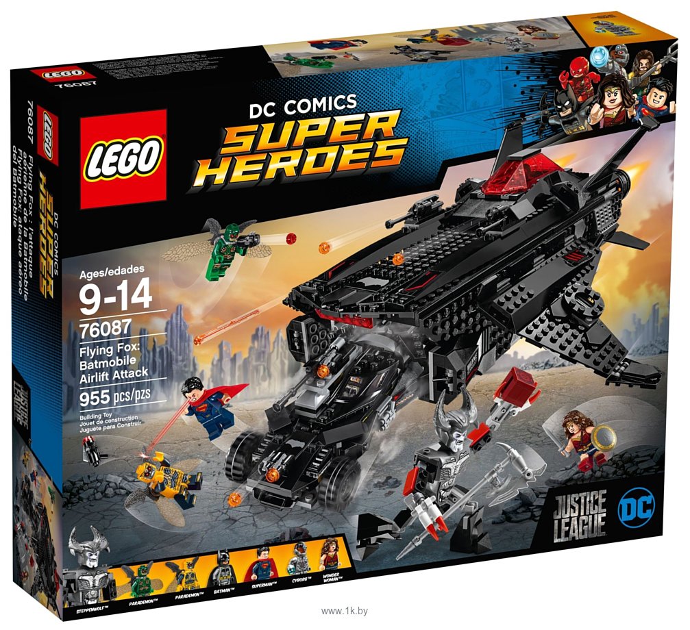 Фотографии LEGO DC Super Heroes 76087 Лига Справедливости: Нападение с воздуха