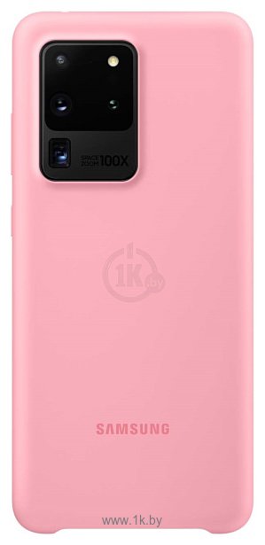 Фотографии Samsung Silicone Cover для Galaxy S20 Ultra (розовый)