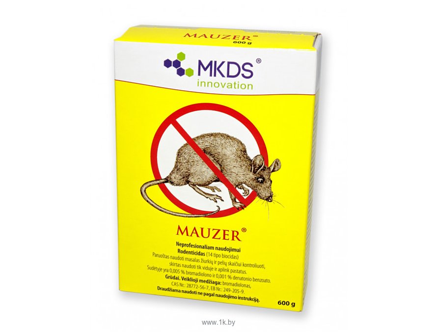 Фотографии MKDS Крысиный яд Mauzer 600г